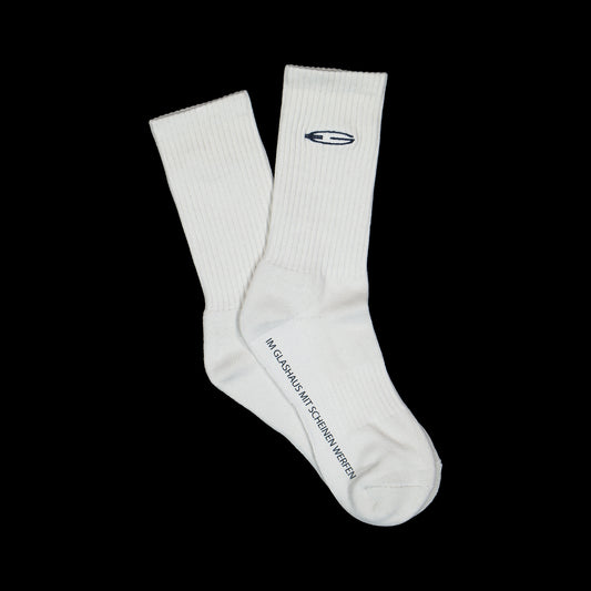 Glashaus Socken - Weiss